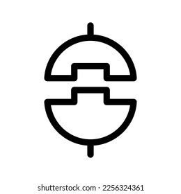 Ilustración de diseño de símbolo del vector de conexión