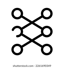 Connection Icon Vector Symbol Design Illustration