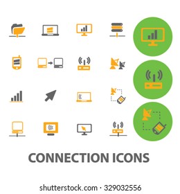 iconos de conexión