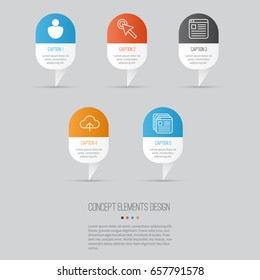 Connection Icons Set. Collection Of Cursor Tap, Data Synchronize, Website Page And Other Elements. Also Includes Symbols Such As Cloud, Tab, Website.