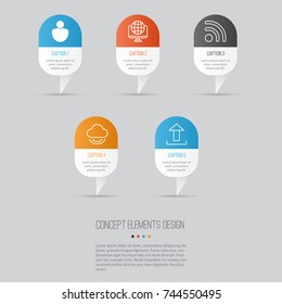 Connection Icons Set. Collection Of Global, Storage, User And Other Elements. Also Includes Symbols Such As Www, Cloud, Person.