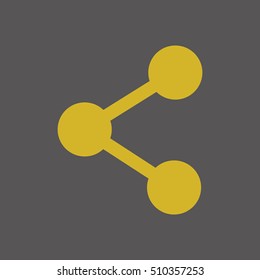 Connection  icon,vector. Flat design.