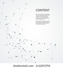Connection internet background connection, abstract science and technology design.