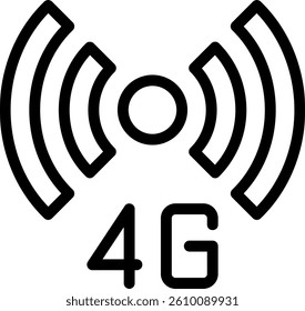 connection line icon illustration vector