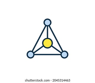 Connection line icon. Vector symbol in trendy flat style on white background. Office sing for design.