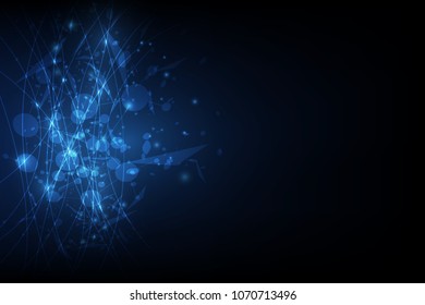 connection line on networking telecommunication concept background