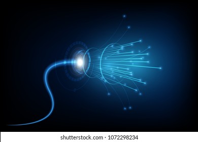 connection line on networking telecommunication concept background
