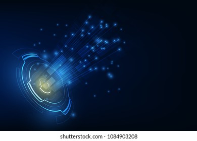connection line on networking telecommunication concept background