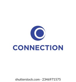 Connection logo design symbols tech