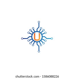 Connection logo template vector icon design