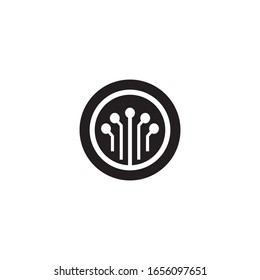 Connection logo template vector icon design