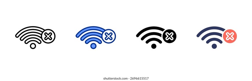 Connection Lost icon sheet multiple style collection