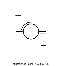 Connection, networking icon. Simple line, outline vector elements of storage and cloud icons for ui and ux, website or mobile application