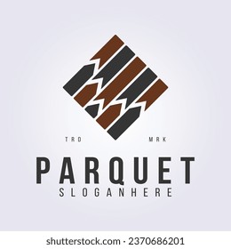 diseño de ilustración vectorial del logotipo de parqué de conexión
