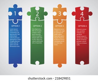 Connection Puzzle Easy to use, modify, adjust color and size. Shadow are made with transparency set to Multiply. 