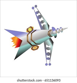 Connection of science and art in future projects of space ships.