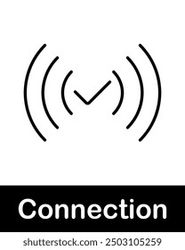 Connection set icon. Globe, Wi-Fi, video, location, lock, cloud, broadcast, monitor, profile, network, wireless, internet, connection, digital, online, communication, security, icon, remote, signal