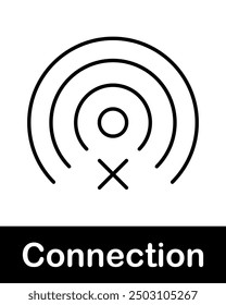 Connection set icon. Globe, Wi-Fi, video, location, lock, cloud, broadcast, monitor, profile, network, wireless, internet, connection, digital, online, communication, security, icon, remote, signal