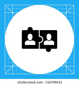 Connection simple icon