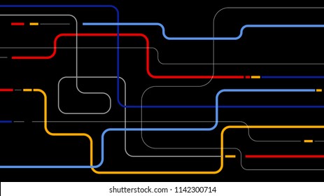 connection speed line abstract technology pattern background