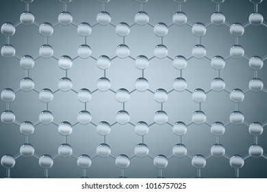 Connection structure molecule of DNA and neurons. Graphic vector
