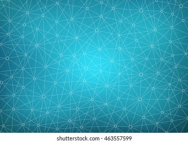 Connection structure. Structure molecule of DNA and neurons. Geometric abstract background. Medicine, science and technology. Vector illustration for your design.