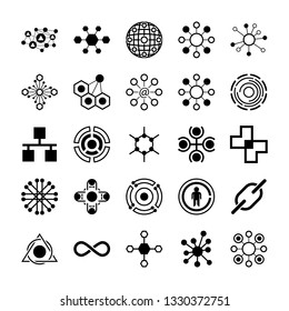 Connection Symbols Vector Icons 