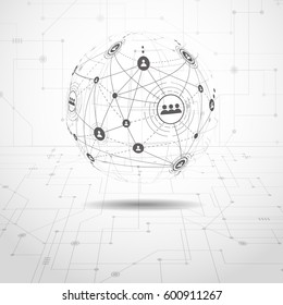 Connection technologies for business. Mixed media