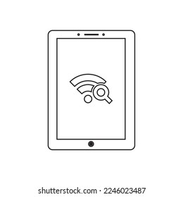 Connection technology vector icon illustration