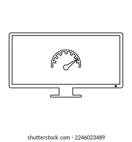 Connection technology vector icon illustration