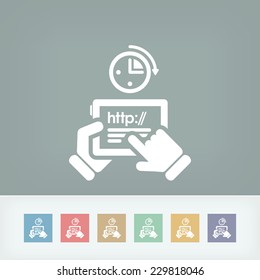 Connection time icon