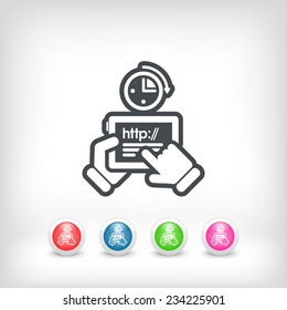 Connection time icon