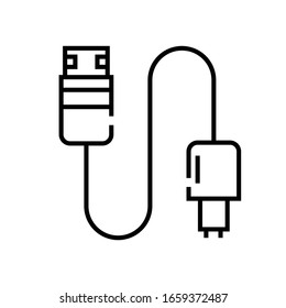 Verbindungswerkzeug-Symbol, Concept-Zeichen, Umriss-Vektorillustration, Linearsymbol.