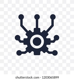 Connection transparent icon. Connection symbol design from Communication collection. Simple element vector illustration on transparent background.