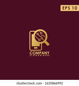 Connection Usb Phone Logo Design Vector Template With Luxury. Modern Design. Phone Logo. Vector Illustration.