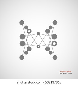 Connection vector abstract figure.