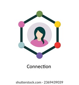 Connection  vector Flat Icon Design illustration. Symbol on White background EPS 10 File