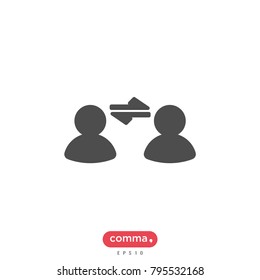 Connection vector icon