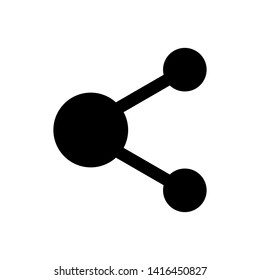 Connection vector icon. Vector illustration. Flat design for business financial marketing banking advertising web concept cartoon illustration. 
