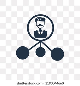 Connection vector icon isolated on transparent background, Connection transparency concept can be used web and mobile