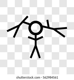 Connection vector icon. Isolated pictogram on a transparent background. Designed for web and software purpose. Flat black symbol, eps file available.