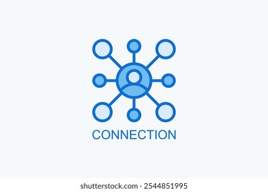 Icono De Vector De Conexión O Ilustración De Logo