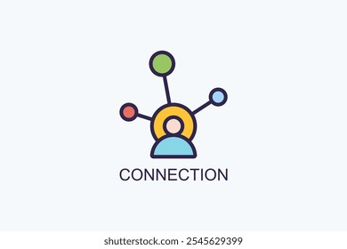 Icono De Vector De Conexión O Ilustración De Logo