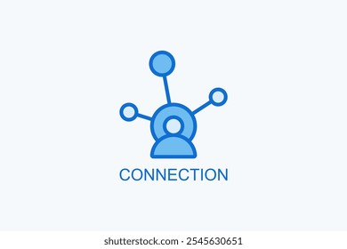 Connection Vector Icon Or Logo Illustration