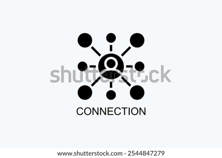 Connection Vector Icon Or Logo Illustration