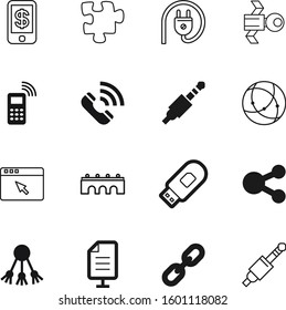 connection vector icon set such as: hyperlink, ui, globe, construction, trendy, save, pattern, idea, office, strength, browser, drive, flash, software, transaction, label, building, wireless, power