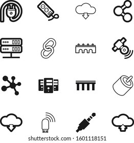 connection vector icon set such as: phone, stereo, wifi, broken, app, guitar, button, hard, flash, image, drive, strength, microphone, studio, chain, simple, wireless, style, station, modem, icons