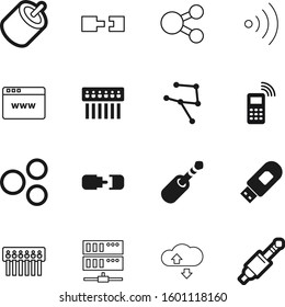 connection vector icon set such as: mobility, stick, energy, browser, friendship, enterprise, access, display, fi, download, broadcast, analysis, upload, modern, vintage, structure, integrated, usb