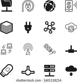 connection vector icon set such as: share, pc, multi, globe, application, modem, system, download, money, art, cash, networking, backup, earnings, devices, documents, screen, broadcast, removable