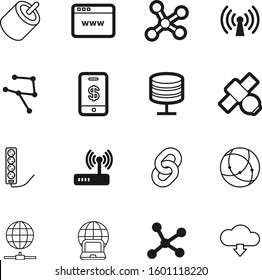 connection vector icon set such as: connectivity, page, cloud, smart, money, navigation, online, pattern, logo, connected, hotspot, pictogram, fi, router, interface, click, www, sound, display, multi